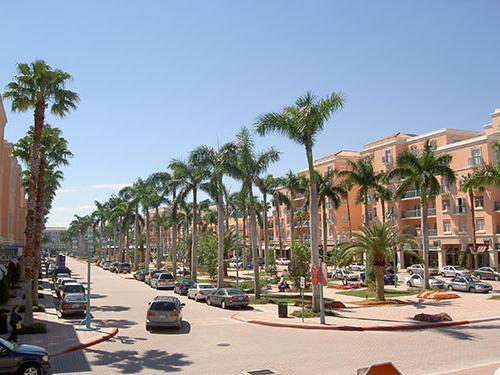 Mizner Park in downtown Boca Raton, FL